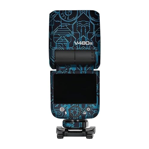 Mebont �J�����A�N�Z�T���[ �X�e�b�J�[ Godox V480 �ɓK������ی쑕���X�e�b�J�[�ŁA�ώC�����A�ϖ��Ր���������X�L���ی�t�B�����A����(��H��)