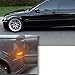 NJSBYL Smoked Lens Side Marker Lamps for BWM E46 1999-2001 3 Series Sedan E46 and 1999-2003 3 Series Coupe E46 Amber LED Front Sidemarker Dynamic Sequential Blink Turn Signal Light Kits