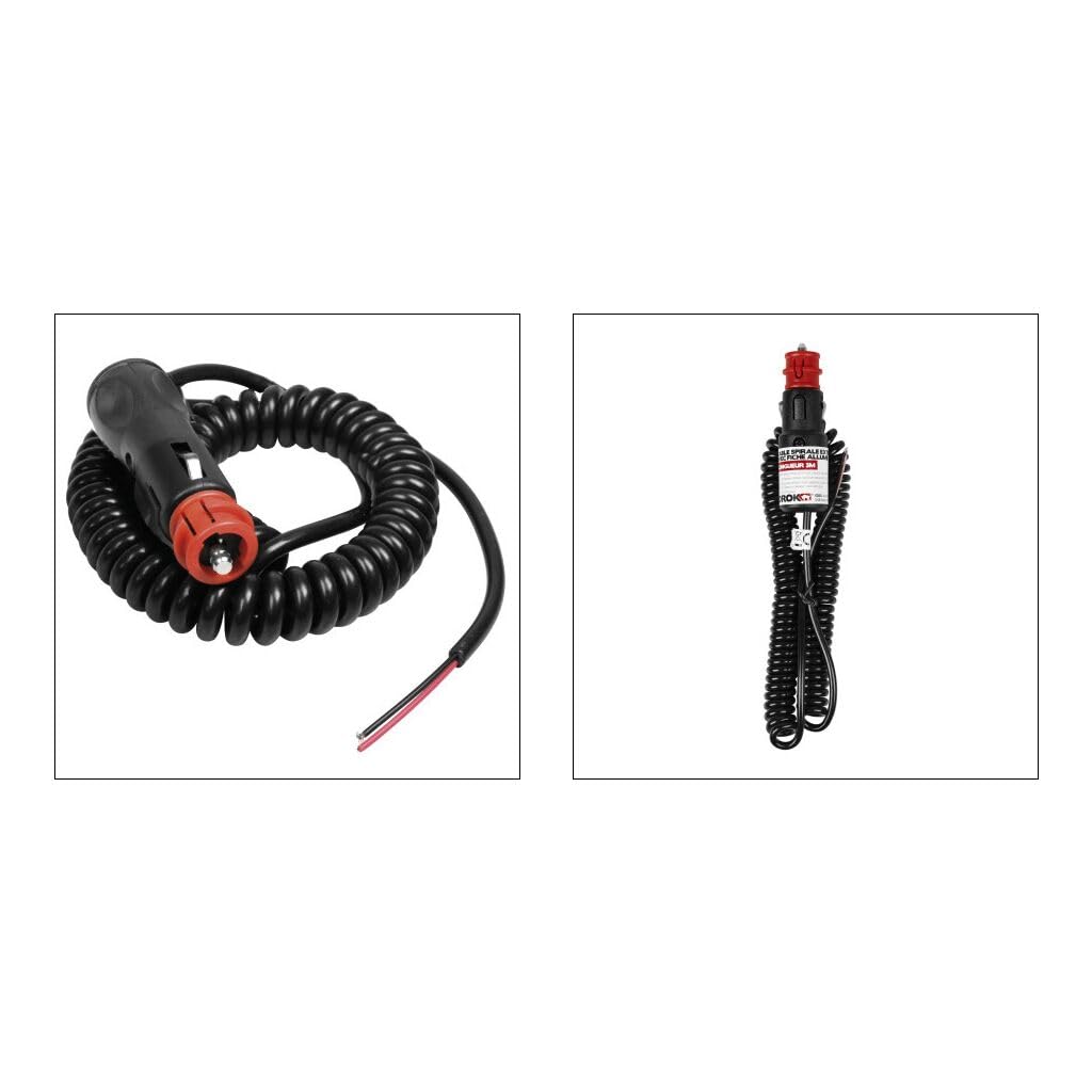 Kabel spiralny do lampy okrągłej 3 m