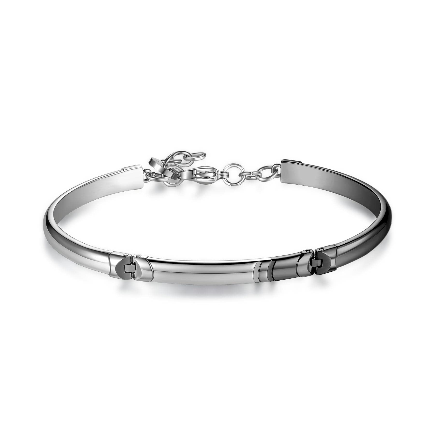 Brosway Bracciale Uomo, Bracciale Rigido in Acciaio con Simbolo Croce | Collezione Celesta - BCS13