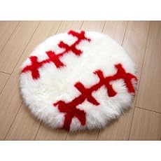 Image of Bowron Baseball Fun Rug. Brand catalog list of GL Bowron. 