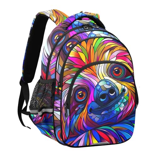 Stain Glasses Sloth Cute Animal Toddler Backpack for Prechool Boys Girls 3-8 Years Mini Bookbag S 202b55132