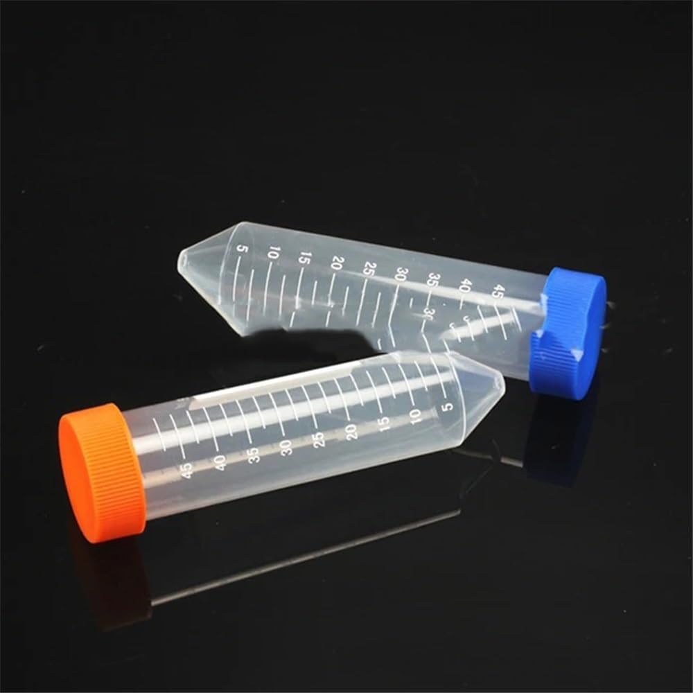 Tamaños de tubos de centrífuga de plástico for laboratorio, tapas de rosca y de presión, recipientes de laboratorio(10mLconnected 200pcs)
