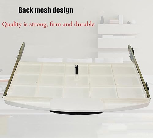 Miniatura 4 de Y&J Bandeja ergonómica de extensión de escritorio para bricolaje, espacio de almacenamiento para cajones de teclado, ideal para el hogar u oficina