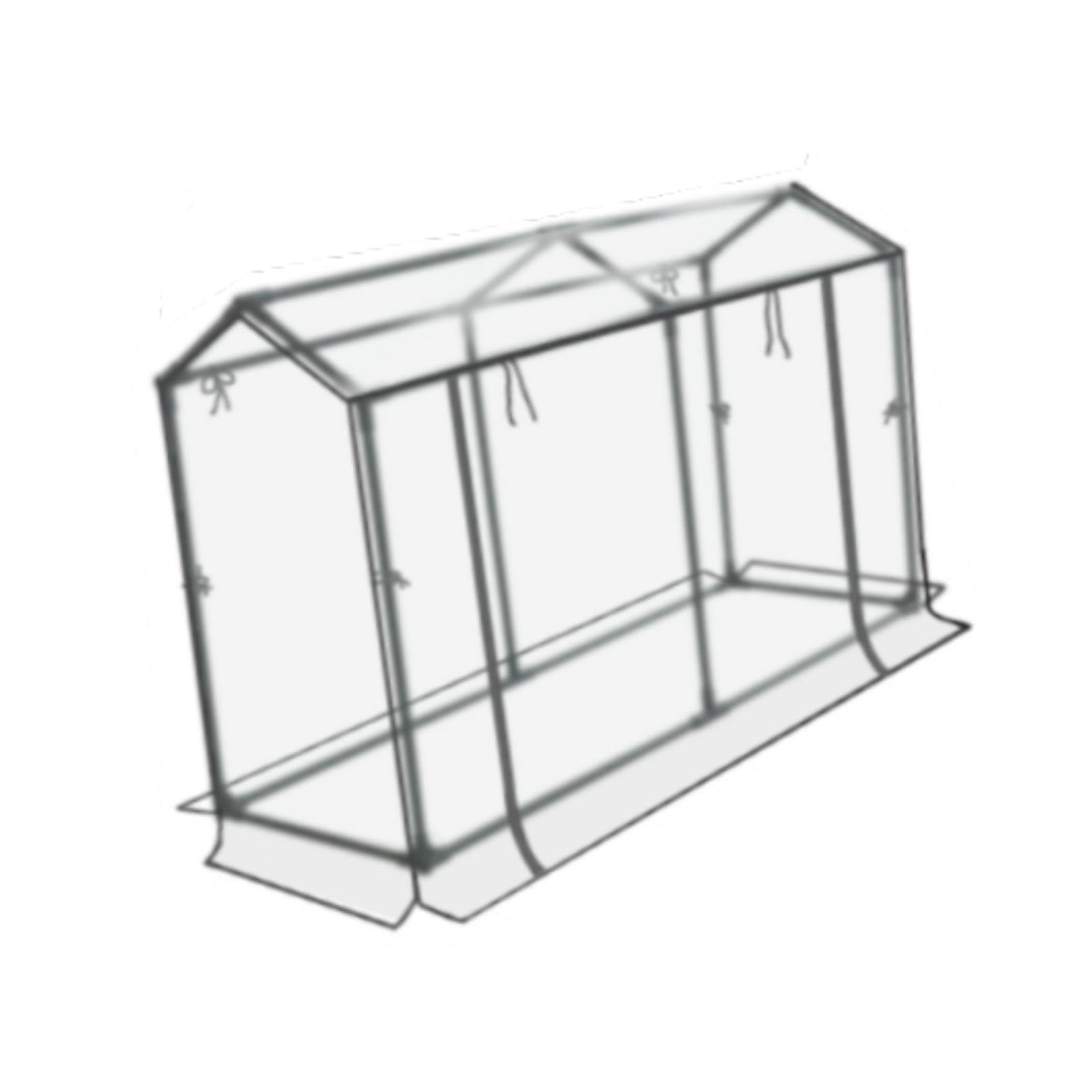 Tenda trasparente, piccola serra, Trasparente, 120x40x72cm | crescita affidabile delle piante, offre un kit serra portatile per la germinazione del giardinaggio in caso di condizioni