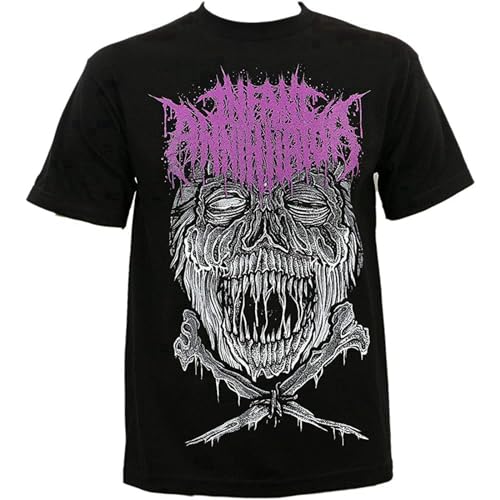 Weinafang Infant Annihilator Cheeky Deathcore Men T-Shirt Black XL