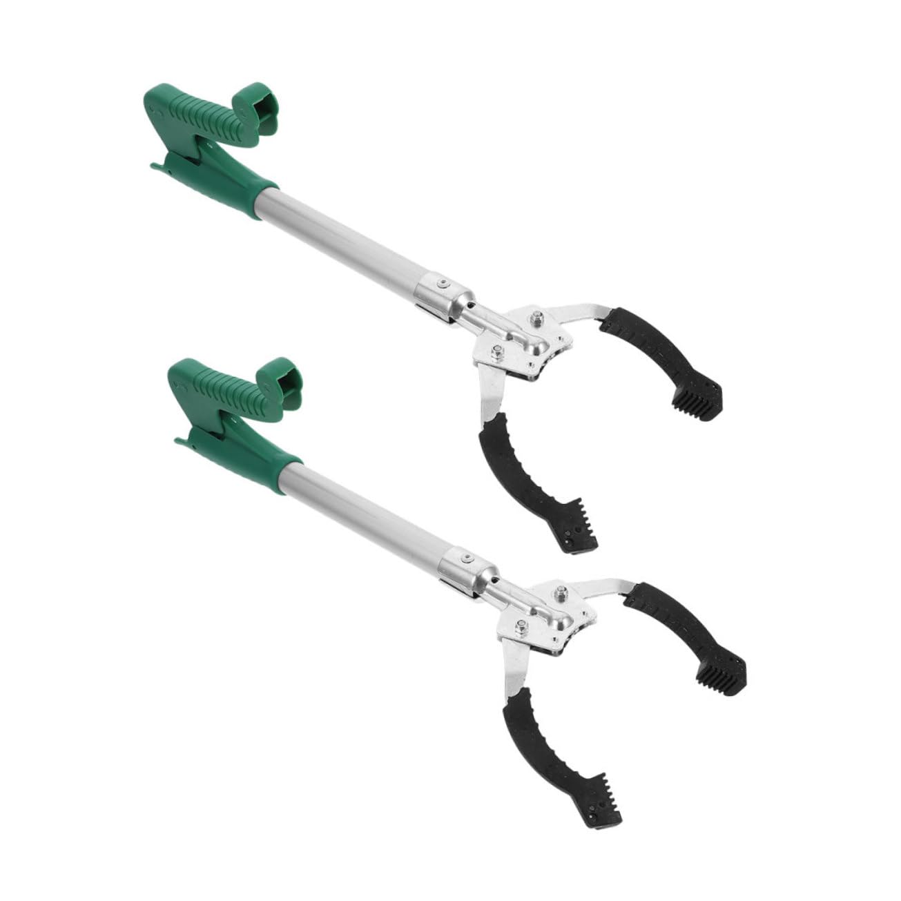 Healvian Müllgreifer Greifzange aus Kunststoff 40cm 2 Stück und Vielseitiger Anwendung mit Ergonomischem Kieferdesign und Abfallsammlung für Reinigung im Haushalt