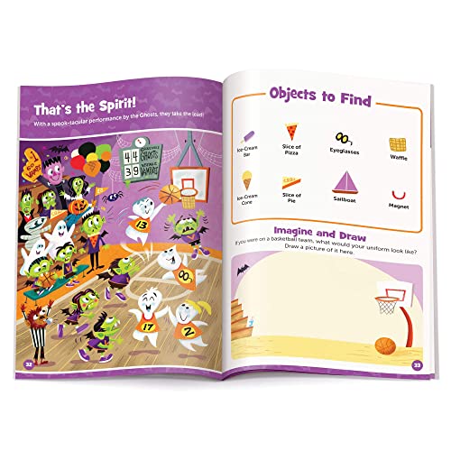 Halloween Hidden Pictures Puffy Sticker Playscenes