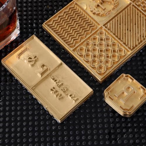 Molde para hielo diseño personalizado de latón cobre miniatura 2