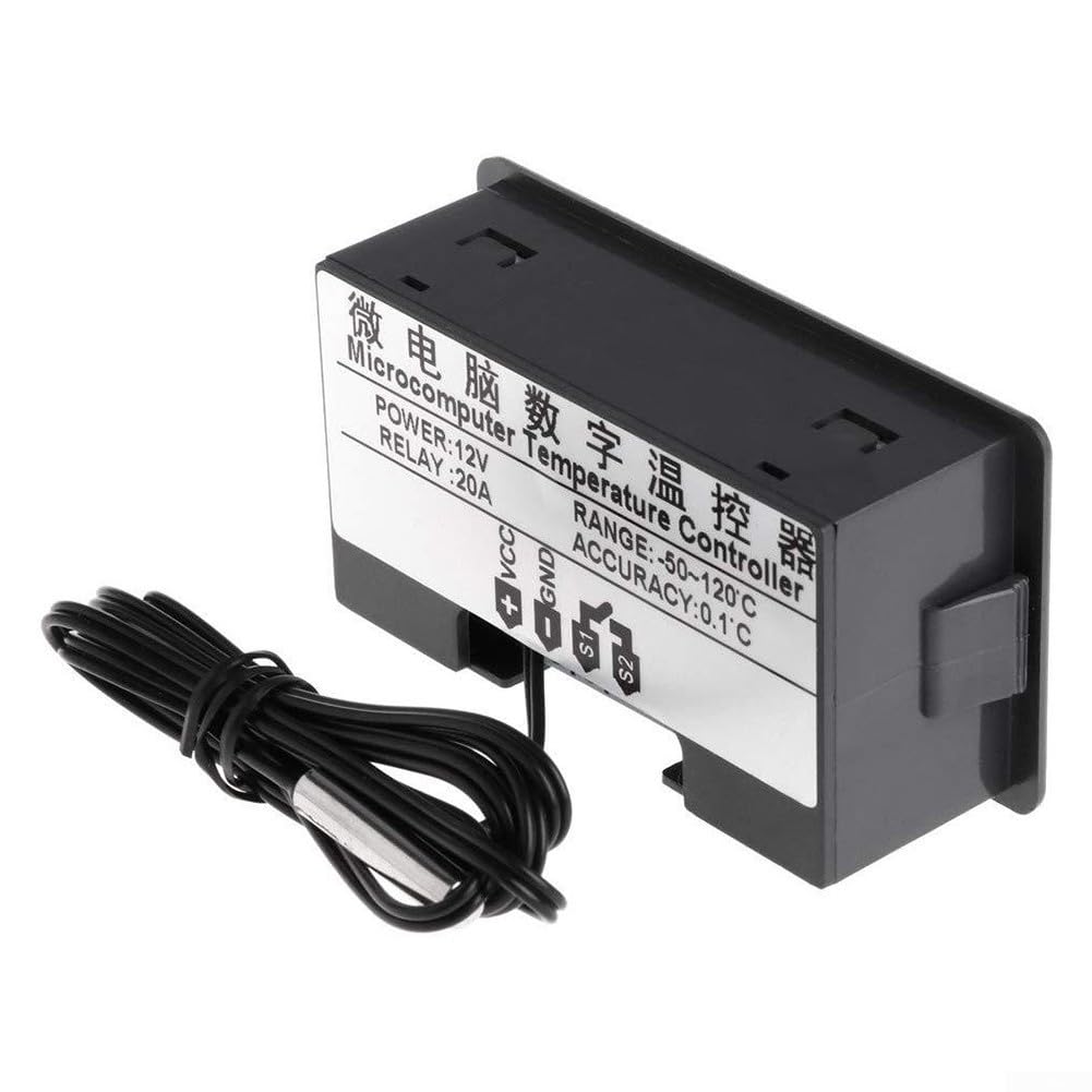 Regolatore di temperatura digitale compatto per 12V, 24V DC