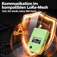 Meshnology GAT562 Pro LoRa GPS Mesh Node, 2500 mAh, 1,3 Zoll, Grün – Ansicht 5