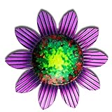 Adorno de flores de metal. La decoración de pared de flores está pintada a mano con varios colores. Hecho de material de hierro. La exquisita tecnología de corte de esta decoración de pared de metal hace que la flor se vea realista. Añade una sensación refrescante de naturaleza a tu interior y crea una sensación de paz en cualquier habitación.