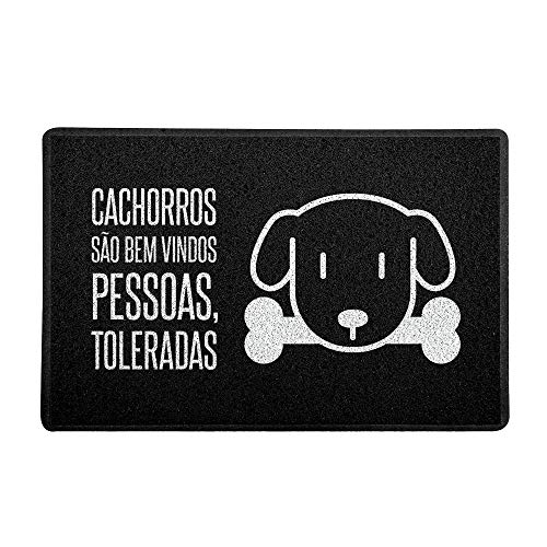 Capacho “Cachorros são bem-vindos, pessoas não”