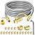 GasSaf 5249 Propane to Natural Gas Conversion Kit 10FT Natural Gas Hose for Blackstone 28"?36" Griddles, Tailgater, Rangetop Combo and Single Burner Rec Stove - 3/8inch Quick Connect Fitting