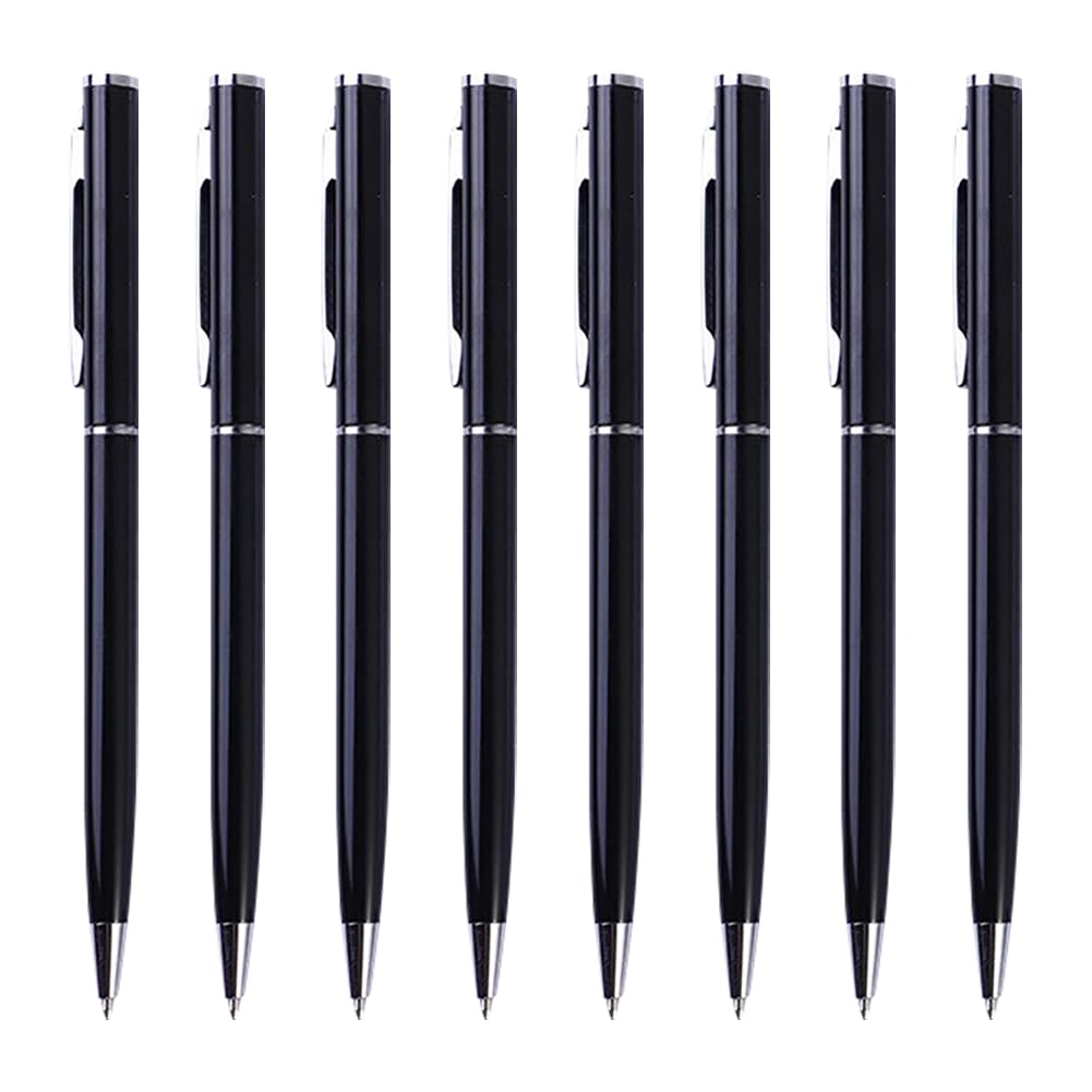 FSSTUD 30 Pcs 10cm 1.0mm Point Black Ink Ballpoint Pens Portable Retractable Ballpoint Pens Small Pocket Pens Plain Short Ballpoint Pens Office Business Ballpoint Pens for Notebooks Notepads Black