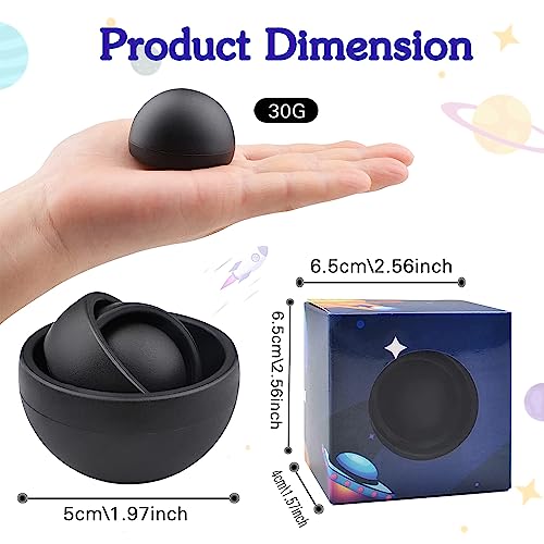 Steemjoey 3D Infinite Flip Fidget, Decompression Ball, Anxiety Relief and Fingertip Stress Relieving Sensory Toy for ADHD - Image 2