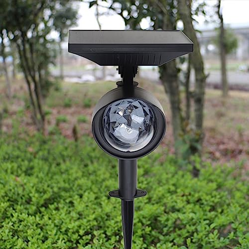 Lampe solaire allée rotative avec système portable économie d'énergie