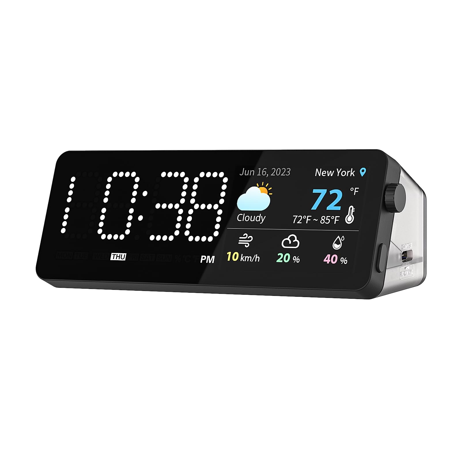 Laptop Docking Station, 7-in-1 USB C Docking Station with Screen, Multiple Built-in Apps, USB C Dock with HDMI 4K@60Hz, 90W Max Power Delivery, 1 Gbps Ethernet, Multiport Adapter for Dell/HP/MacBook