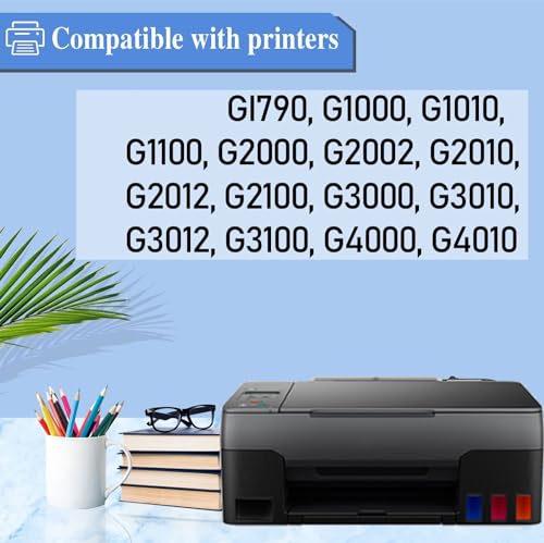 GREENBERRI Ink Compatible for Canon PIXMA G1000 G1010 G1100 G2000 G2002 G2010 G2012 G2100 G3000 G3010 G3012 G3100 G4000 G4010 Printers Pack of 4... - Image 2