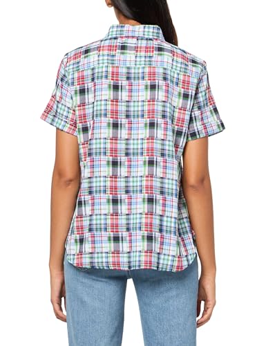 Image of Nautica Women's Button Front Short Sleeve Camp Shirt