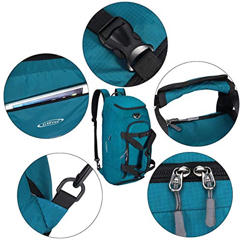 G4Free 40L 3-Way Duffle Backpack Gym Bag for Men Women Sports Duffel Bag with Shoe Compartment Travel Backpack Luggage