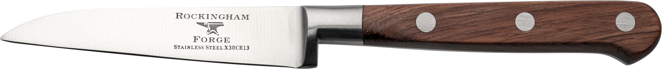 Rockingham Forge FRF 10cm Paring Knife, Fully Forged, Rosewood Handle Red 8008PA