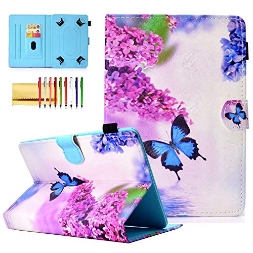 Universal 7 inch Tablet Cover, Techcircle PU Leather Slim Folio ...
