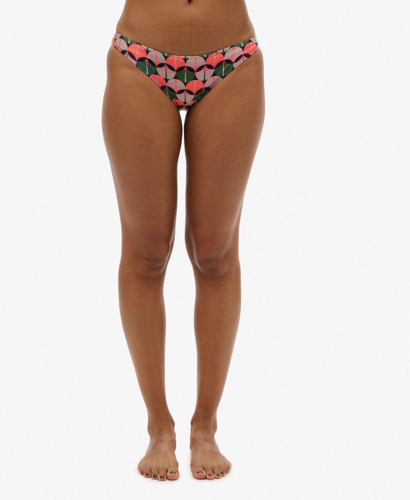 Superdry Damskie klasyczne majtki bikini z nadrukiem