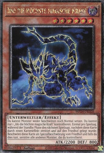 Ido Die höchste magische Kraft MP24-DE026 Quarter Century Secret Rare Deutsch Boosterfrisch 1. Auflage - 25th Anniversary Tin: Dueling Mirrors - mit ReCollectibles-Versandschutz - für Yu-Gi-Oh!