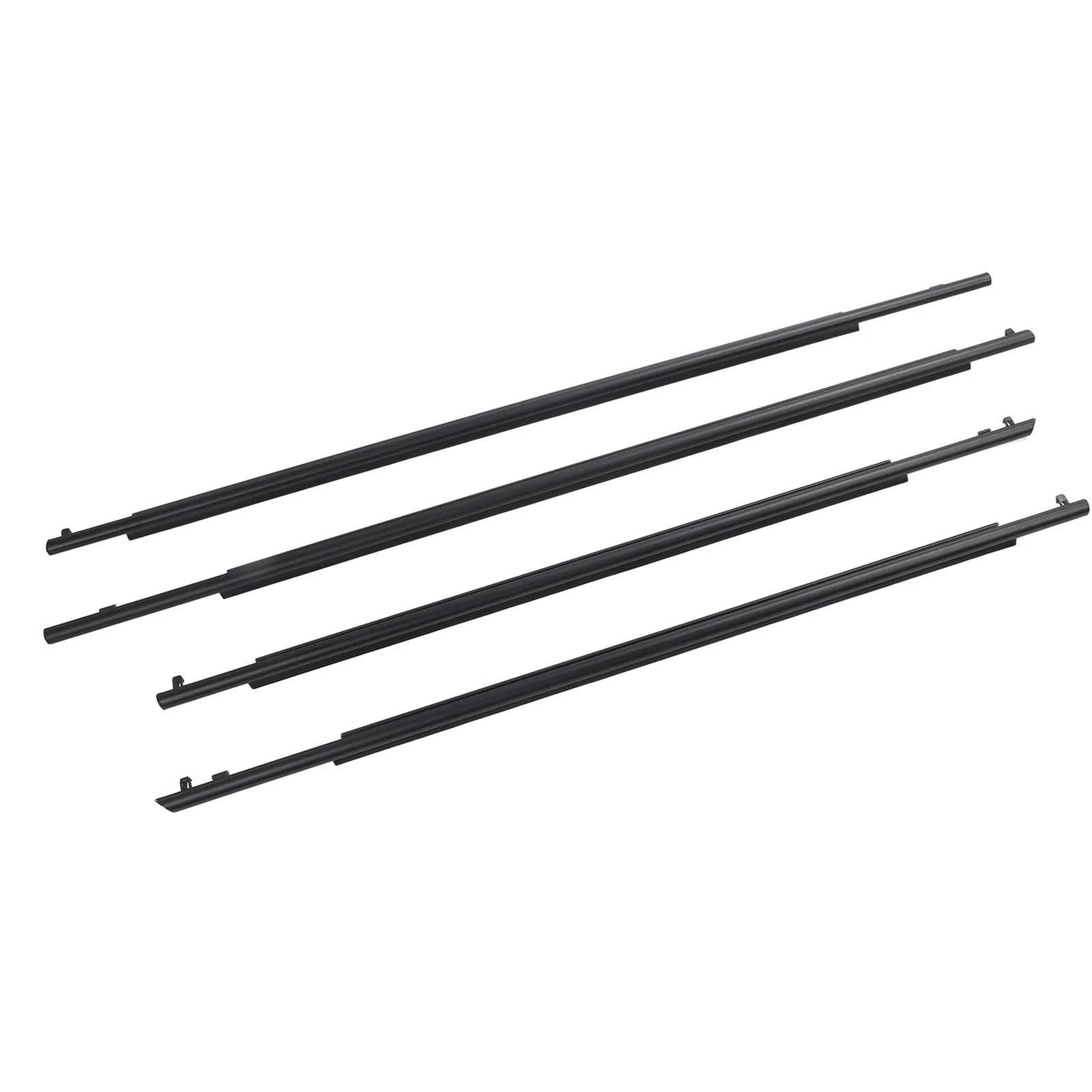 4 Pcs Door Belt Moulding Weatherstrips 75710‑47021 Outside Window Seal for Toyota for Prius 2010-2015 Insulation Seal