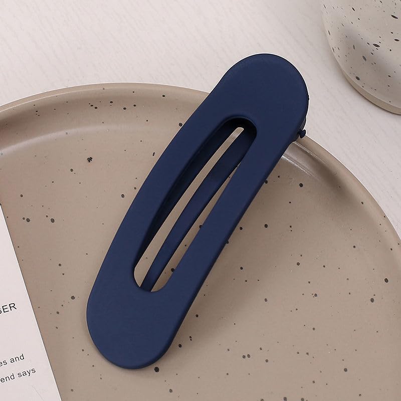 ANNA CREATIONS Korean Large Flat Matte Hair Claw Clips for Thick Hair Premium Strong Hold Long Thin Thick Hair Clips Fashion Big Hairclip Hair Accessories Clutches Women and Girls 5 Pcs (Duck Bill) - Image 5 thumbnail