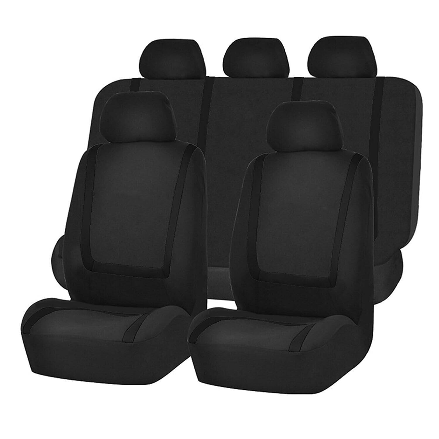 HJXCFUCDV Car Seat Covers, for Fiat Punto Grande Punto Qubo Ritmo Sedici Stilo Tempra Tipo Breathable Wear Resistant Non-Slip All Weather Seat Cover Protector Interior Accessories,B
