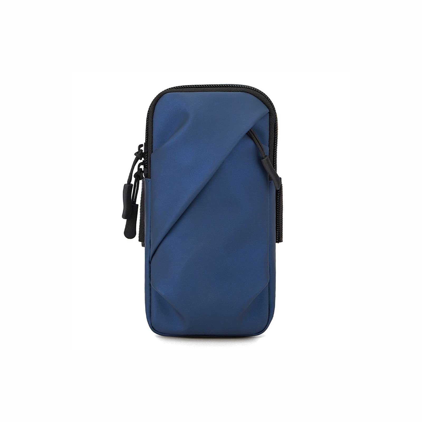JINGYAN Brassards pour téléphones Portables Sac à Bras de téléphone Double Couche imperméable Capacité de Grande capacité Respirante Fitness en Plein air Running Coffret de téléphone Portable(Blue)