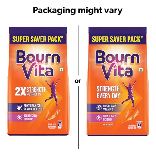 Image of Bournvita Chocolate Nutrition Drink Pouch with Bagpack, 1 kg