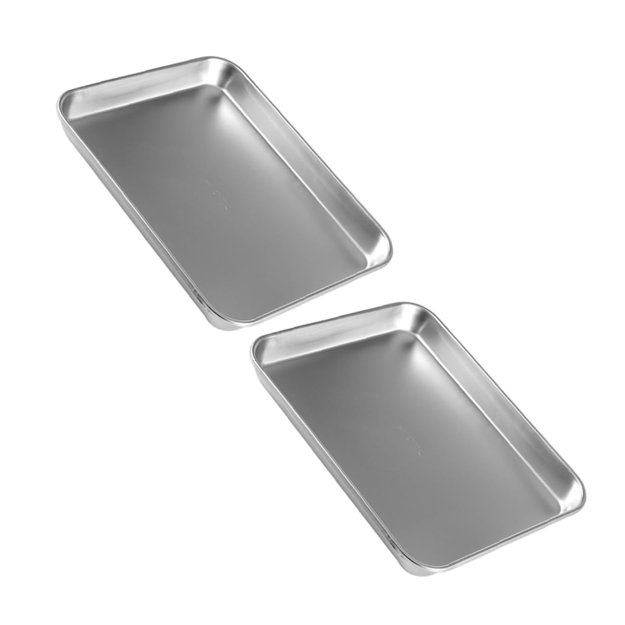 NAMOARLY 2pcs Medical Instrument Flat Bottom Storage for Physical Therapy Instruments Laboratory Supplies