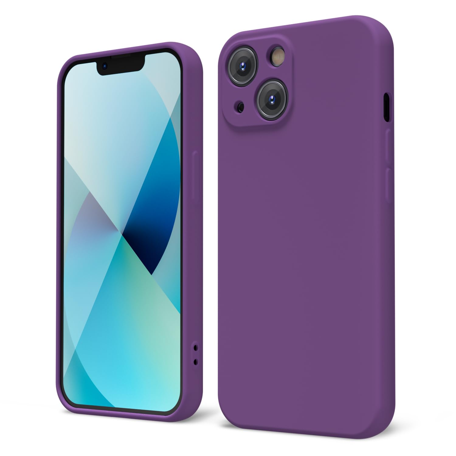oakxco for iPhone 16 Pro Max Case Liquid Silicone, Soft Rubber Gel Elegant Aesthetic Basic Simple Cover, Cute Thin Slim TPU Matte Solid Color Plain Smooth Case for Women Girl, Light Pink — view 38