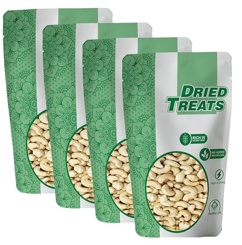 Image of Dried Treats Dried Fruits Nuts And Seeds (Cashew /Kaju roasted, 800g (4x200g))