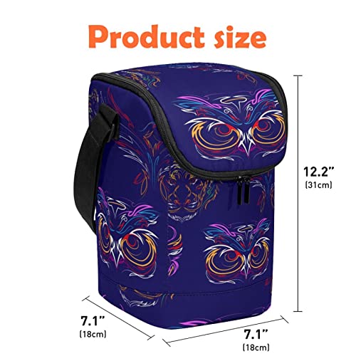 Bolsa de almuerzo ligera Pinstripes portátil y compacta para evitar cargas pesadas 5