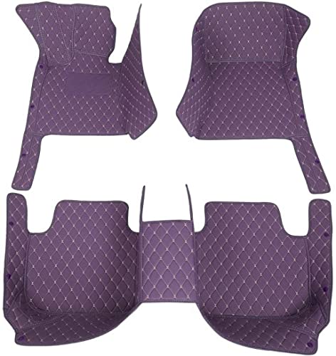 Custom Making Car Floor mats for Kia Sportage EV6 Sorento k5 Optima Rio Spectra Forte Soul Sedona NIRO Stinger Telluride seltos Carnival All Weather Liners Mats (Purple)
