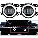 Lantsun 4 Inch 60W CREE LED Fog Lights Halo Ring Angel Eyes for Jeep Wrangler 97-16 JK TJ LJ ATV (Pack of 2) L023R 2 Yr Warranty