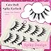 5 Pairs Cosplay Manga Lashes 3D Little Devil Spiky Eyelash Cute Doll Anime Lashes Japanese Style Makeup Eyelashes Natural Look Halloween Lash Beauty Extension Tools