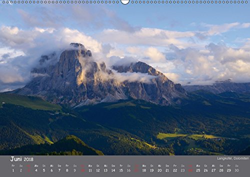 Traumhafte Bergwelt Kalender (Wandkalender 2018 DIN A2 quer): Im Zauber des Lichts (Monatskalender, 14 Seiten ) (CALVENDO Natur) [Kalender] [Apr 01, 2017] Kehl, Michael