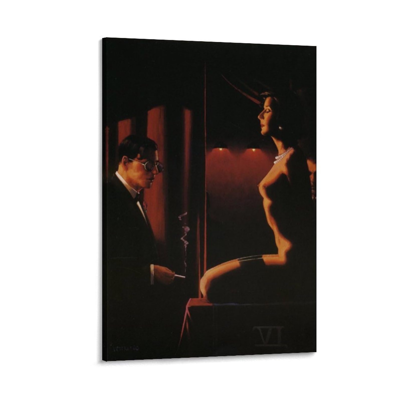 Appraisers by jack_vettriano Wall Art Prints Poster Posters Art Print Wall Photo Paint Poster Hanging Picture Family Decor 12x18inch(30x45cm)