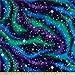 Winter Fleece Northern Lights Fabric By The Yard