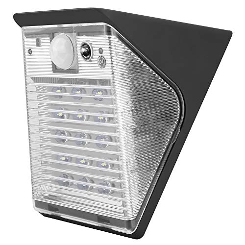 Caméra de Sécurité Extérieure Solaire, Caméra de Extérieure Sans Fil Wifi 1080P HD, Supporte IP65 étanche/Lampe LED/PIR Alarm Push/APP éloigné Contrôle