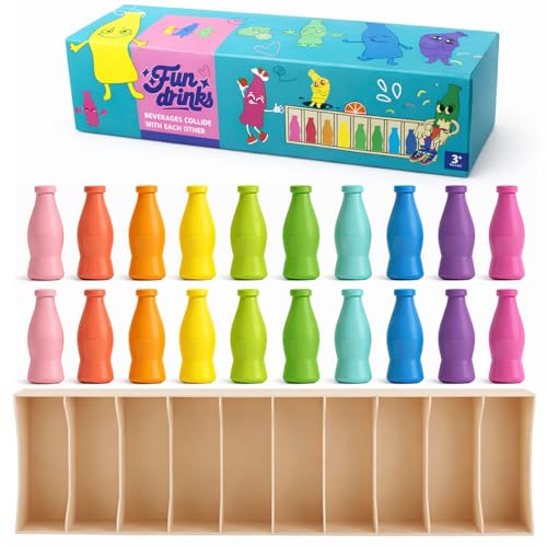 Rumexeng Match The Bottle Color Game, Fun Family Board Game