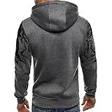 Hombre Veste légère pour homme - Veste d'automne décontractée pour homme - Veste légère en polaire coupe-vent - Veste en flanelle - Avec fermeture éclair en polaire et 30 coquillages pour homme