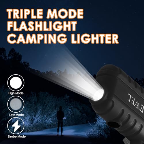 Encendedor eléctrico recargable DEWEL con cuello flexible 360° miniatura 5