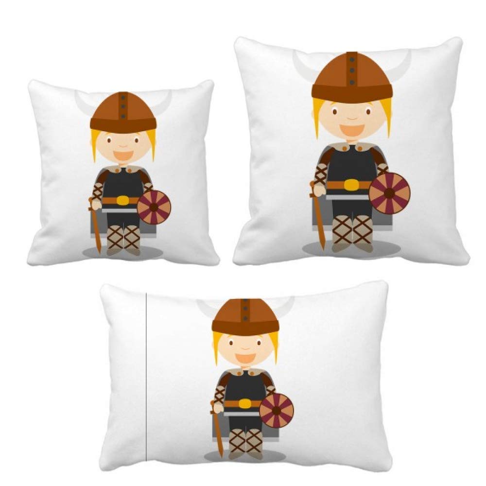 Housse de coussin viking Suède taie oreiller déco scandinave salon