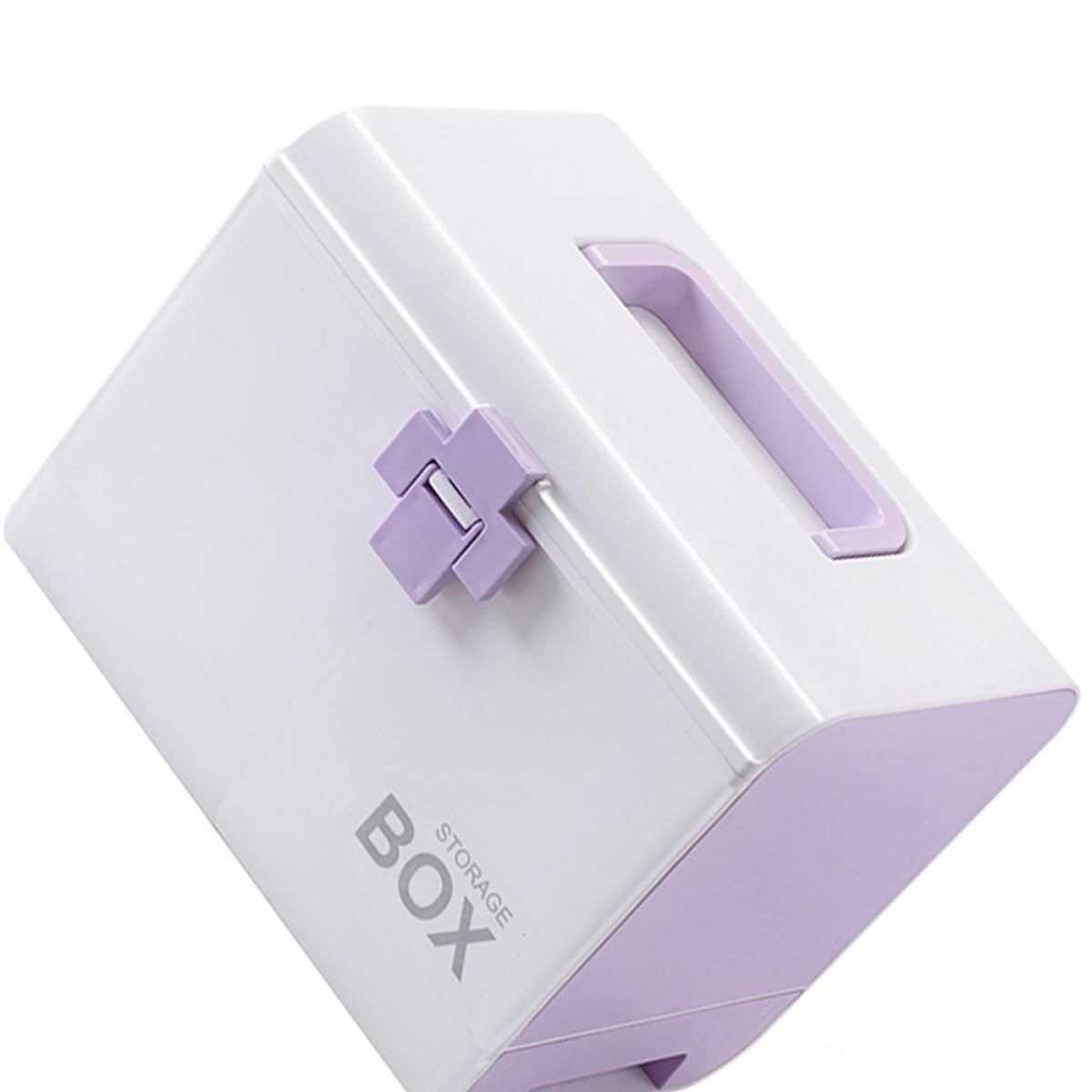 Caja de Medicinas Portátil para Hogar Tiendas y Exteriores Organizador de Estuche de Almacenamiento para Medicamentos Morado para Familia de Medicamentos